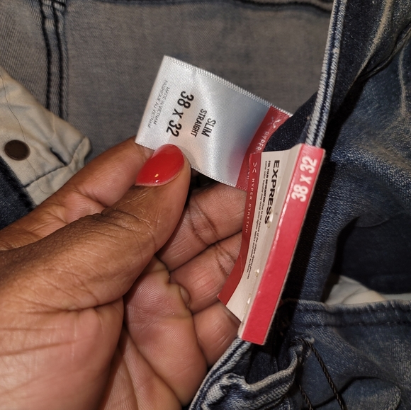 NWT Express men jeans 38 inch waist - Picture 5 of 5